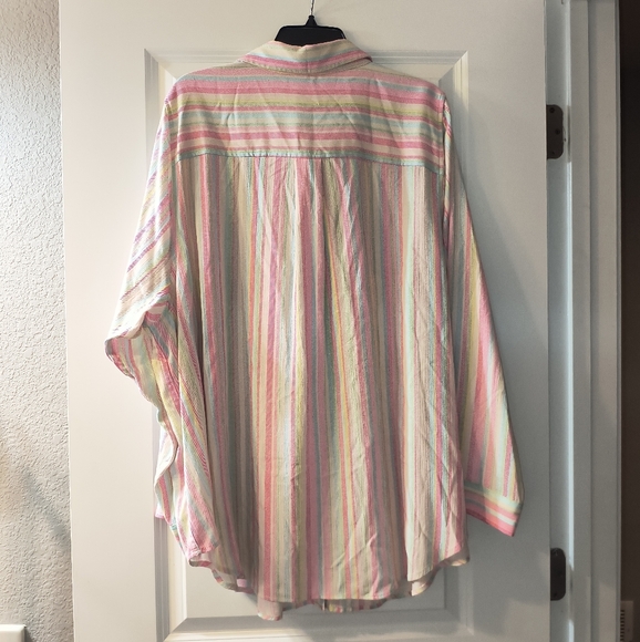 Torrid Lizzie Button-Up Long Sleeve Shirt Size 4X 26 - Picture 5 of 5